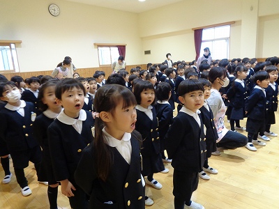修了式｜明和幼稚園【松戸市稔台】- 学校法人明浄学園