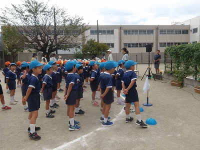 運動会　開会式練習