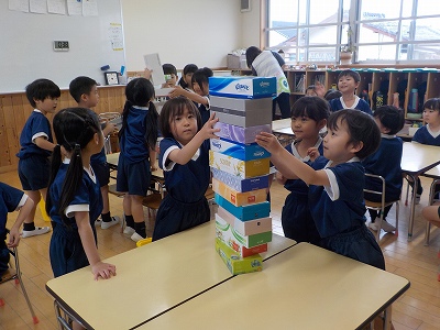 バランスタワー競争