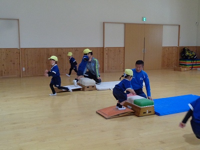 専科体育：跳び箱