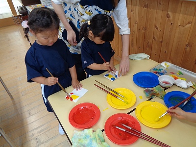 新しい技法で制作