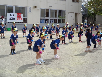 運動会リハーサル
